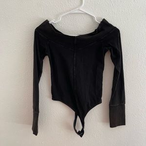 Free people off the shoulder bodysuit